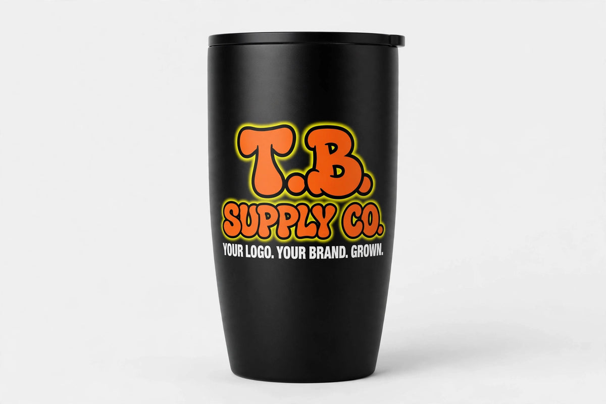 T.B. Supply Co. Tumbler mockup